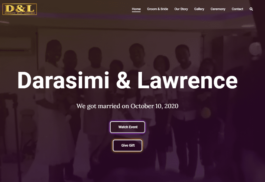 Dara Weds Law Website