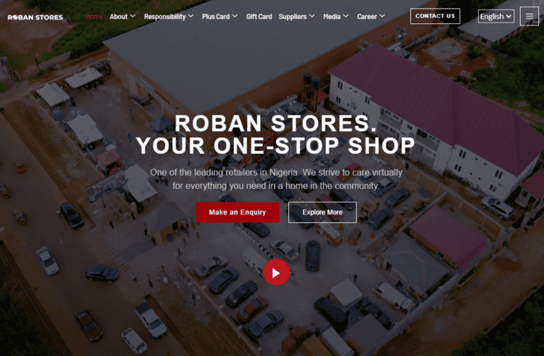 Roban Stores Website