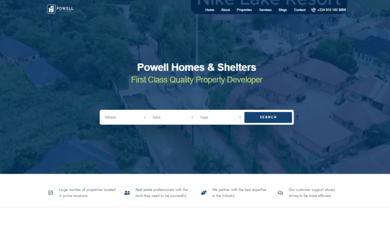 Real Estate Website & Mobile Apps – Powell Homes