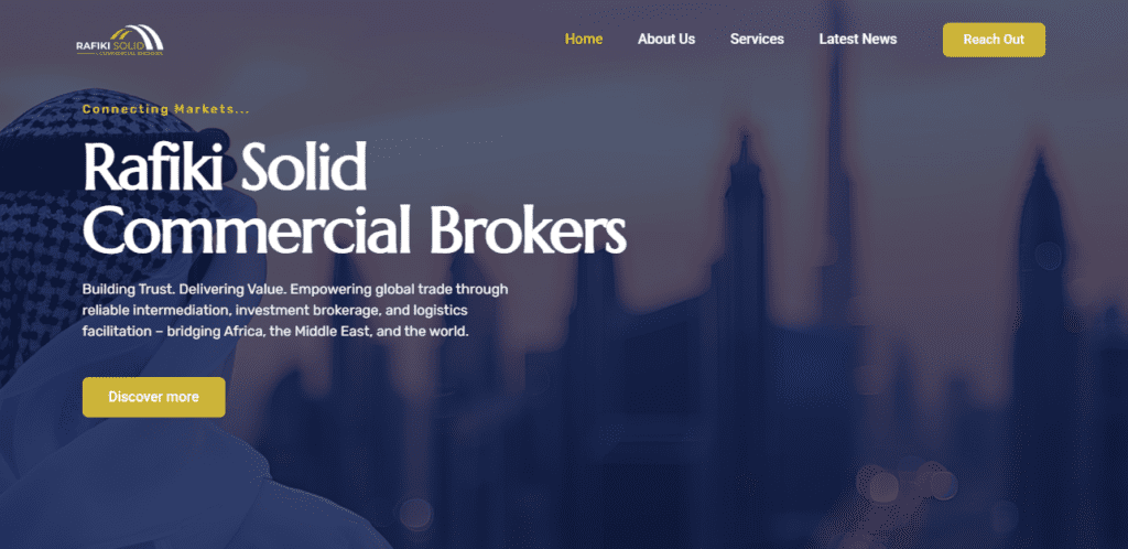 Brand Identity, Website & Digital Presence – Rafiki Brokers