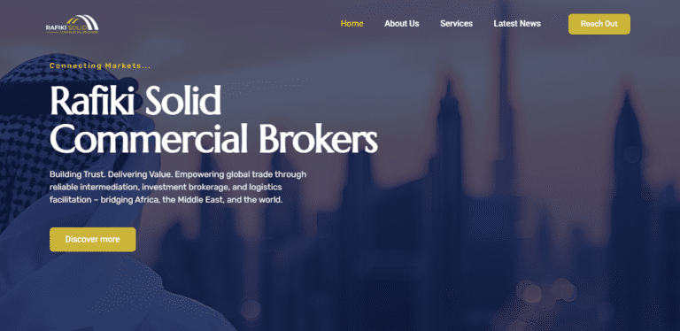 Brand Identity, Website & Digital Presence – Rafiki Brokers
