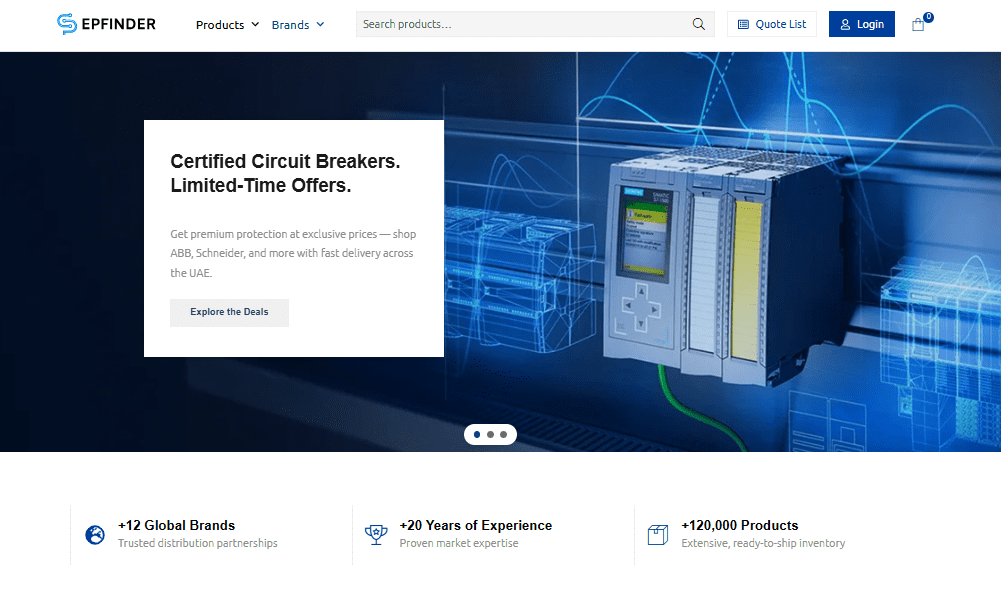 Company & E-commerce Website & Advanced Vendor Dashboard – Emirates Panel