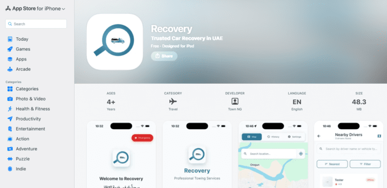 Mobile App Development – Recovery App
