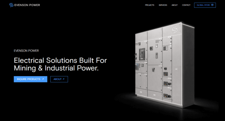 Website Development – Evenson Power